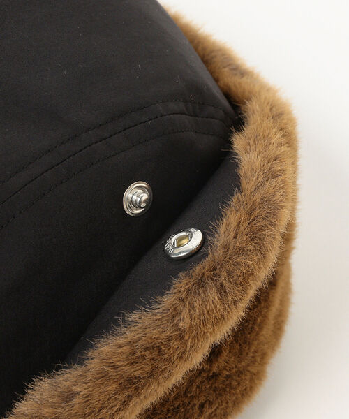 BEAMS LIGHTS（ビームスライツ）の「BEAMS LIGHTS / フライトキャップ（キャップ・メンズ・ブラック/カーキ・ONE SIZE）」の5枚目の写真