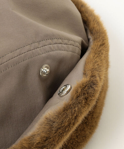 BEAMS LIGHTS（ビームスライツ）の「BEAMS LIGHTS / フライトキャップ（キャップ・メンズ・ブラック/カーキ・ONE SIZE）」の9枚目の写真