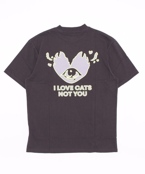 KaneZ(ケインズ)の「ITZAVIBE/イッザバイブ×ケインズ/I LOVE CATS×KANEZ TEE(Tシャツ/カットソー・メンズ・ピンク/グレー系その他6・L/M)」の6枚目の写真
