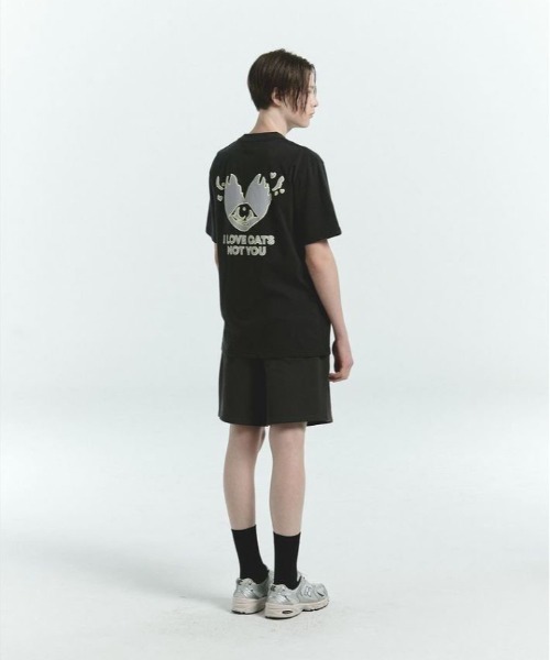 KaneZ(ケインズ)の「ITZAVIBE/イッザバイブ×ケインズ/I LOVE CATS×KANEZ TEE(Tシャツ/カットソー・メンズ・ピンク/グレー系その他6・L/M)」の7枚目の写真