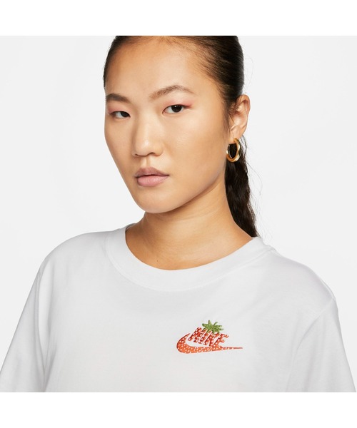 NIKE（ナイキ）の「ナイキ NIKE ナイキ ウィメンズ NSW ボクシー BERRY S/S Tシャツ（Tシャツ/カットソー・レディース・ブラック/ホワイト・XL/L/S/M）」の3枚目の写真