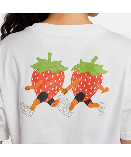 NIKE（ナイキ）の「ナイキ NIKE ナイキ ウィメンズ NSW ボクシー BERRY S/S Tシャツ（Tシャツ/カットソー・レディース・ブラック/ホワイト・XL/L/S/M）」の5枚目の写真
