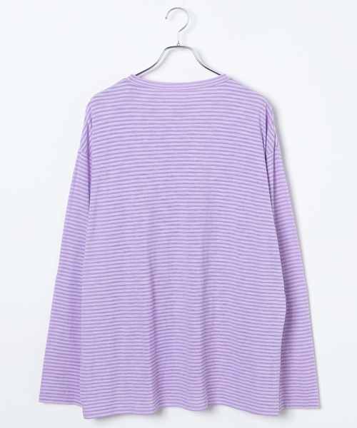 WEGO（ウィゴー）の「WEGO/フィンガーホールボーダーシアーロンT（Tシャツ/カットソー・レディース・ブルー系その他5/パープル系その他5・FREE）」の14枚目の写真