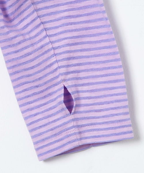 WEGO（ウィゴー）の「WEGO/フィンガーホールボーダーシアーロンT（Tシャツ/カットソー・レディース・ブルー系その他5/パープル系その他5・FREE）」の15枚目の写真