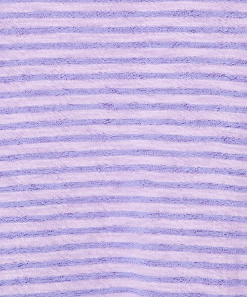 WEGO（ウィゴー）の「WEGO/フィンガーホールボーダーシアーロンT（Tシャツ/カットソー・レディース・ブルー系その他5/パープル系その他5・FREE）」の17枚目の写真