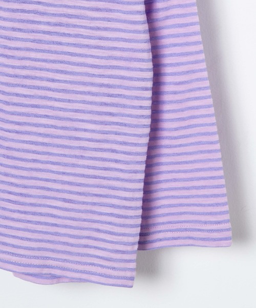 WEGO（ウィゴー）の「WEGO/フィンガーホールボーダーシアーロンT（Tシャツ/カットソー・レディース・ブルー系その他5/パープル系その他5・FREE）」の18枚目の写真