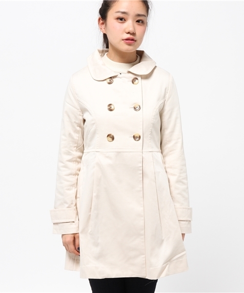 one after another NICE CLAUP(ワンアフターアナザーナイスクラップ)の「【ナイスクラップ】オンナノココート(その他アウター・レディース・アイボリー/ベージュ/ネイビー・MEDIUM/LARGE)」の14枚目の写真