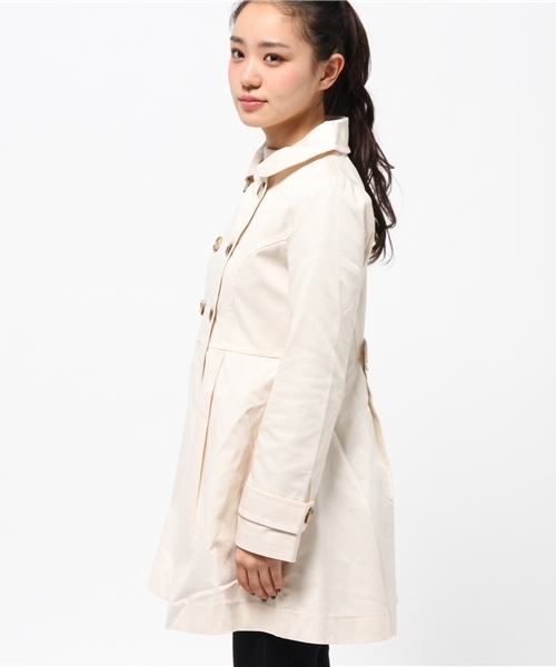 one after another NICE CLAUP(ワンアフターアナザーナイスクラップ)の「【ナイスクラップ】オンナノココート(その他アウター・レディース・アイボリー/ベージュ/ネイビー・MEDIUM/LARGE)」の8枚目の写真