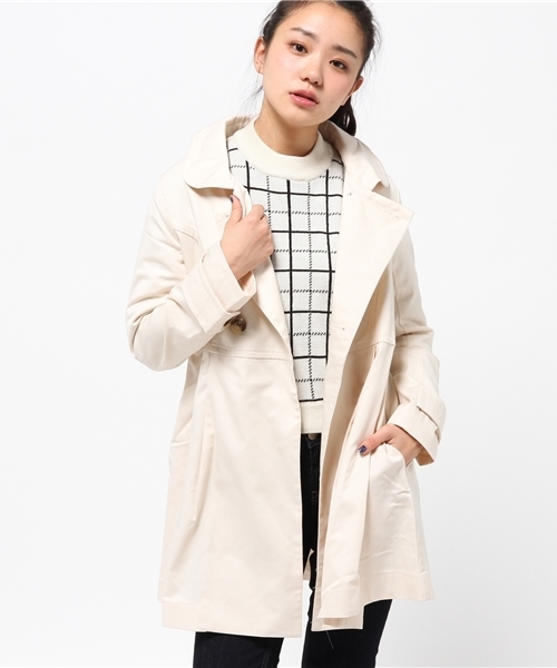 one after another NICE CLAUP(ワンアフターアナザーナイスクラップ)の「【ナイスクラップ】オンナノココート(その他アウター・レディース・アイボリー/ベージュ/ネイビー・MEDIUM/LARGE)」の10枚目の写真