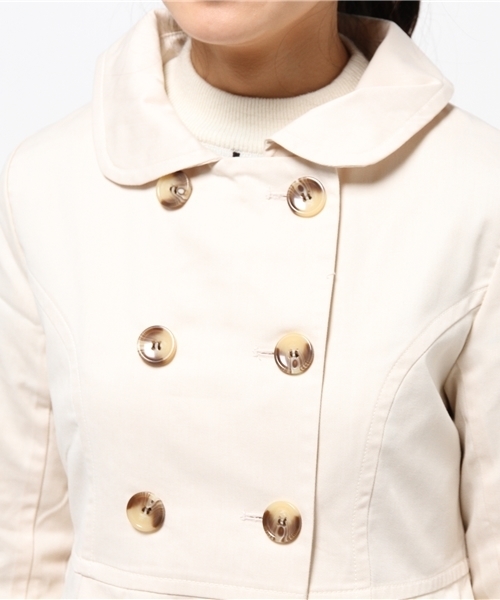 one after another NICE CLAUP(ワンアフターアナザーナイスクラップ)の「【ナイスクラップ】オンナノココート(その他アウター・レディース・アイボリー/ベージュ/ネイビー・MEDIUM/LARGE)」の11枚目の写真