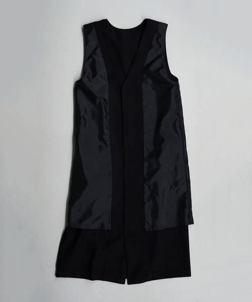 ROPE' PICNIC(ロペピクニック)の「2WAY/Powder Twill Stretch ジレジャンスカ(ジャンパースカート・レディース・ブラック/ダークブラウン/ライトグレー・38/36)」の8枚目の写真