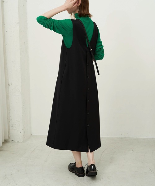 ROPE' PICNIC(ロペピクニック)の「2WAY/Powder Twill Stretch ジレジャンスカ(ジャンパースカート・レディース・ブラック/ダークブラウン/ライトグレー・38/36)」の11枚目の写真
