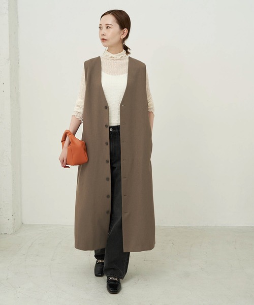 ROPE' PICNIC（ロペピクニック）の「2WAY/Powder Twill Stretch ジレ