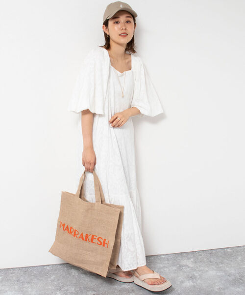 NOLLEY’S（ノーリーズ）の「◇【WEB限定】カットジャガードワンピース（ワンピース・レディース・ブラック/キナリ・FREE）」の22枚目の写真