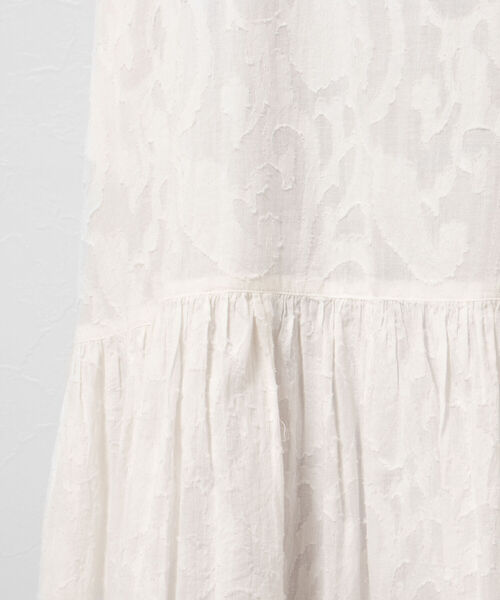 NOLLEY’S（ノーリーズ）の「◇【WEB限定】カットジャガードワンピース（ワンピース・レディース・ブラック/キナリ・FREE）」の8枚目の写真