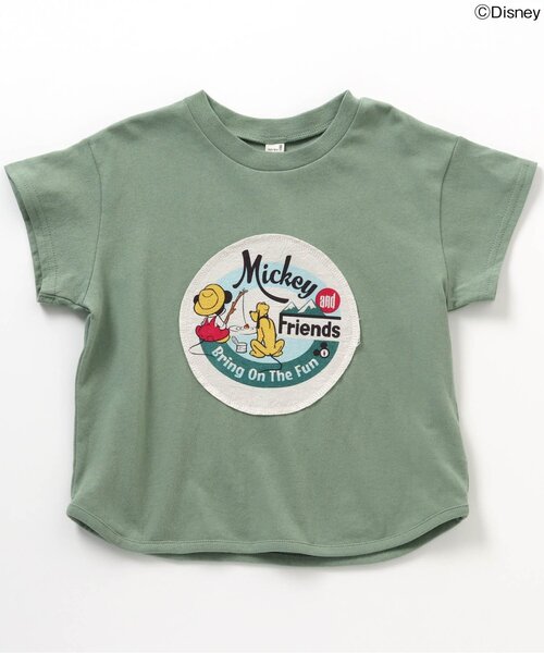 Disney（ディズニー）の「ディズニーキャラクター 5柄Tシャツ（Tシャツ/カットソー・キッズ・イエロー/サックスブルー/チャコール/グリーン/レッド・90/130/140/110/80/100/120）」の3枚目の写真