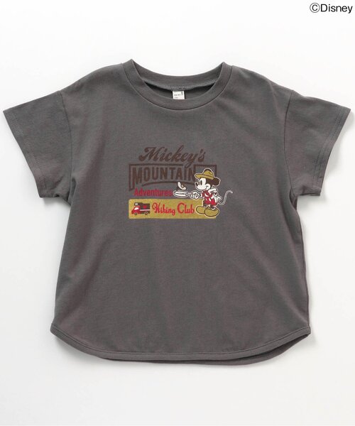 Disney（ディズニー）の「ディズニーキャラクター 5柄Tシャツ（Tシャツ/カットソー・キッズ・イエロー/サックスブルー/チャコール/グリーン/レッド・90/130/140/110/80/100/120）」の2枚目の写真