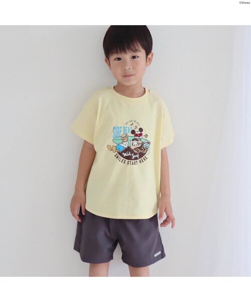 Disney（ディズニー）の「ディズニーキャラクター 5柄Tシャツ（Tシャツ/カットソー・キッズ・イエロー/サックスブルー/チャコール/グリーン/レッド・90/130/140/110/80/100/120）」の12枚目の写真