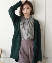 12Gミラノリブカーディガン