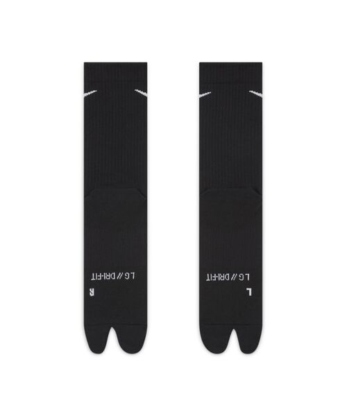 NIKE（ナイキ）の「ナイキ エブリデイ プラス ライトウェイト クルー ソックス / Nike Everyday Plus Lightweight Crew Socks（ソックス/靴下・メンズ・ブラック/ホワイト・25-27/23-25/27-29/21-23）」の4枚目の写真