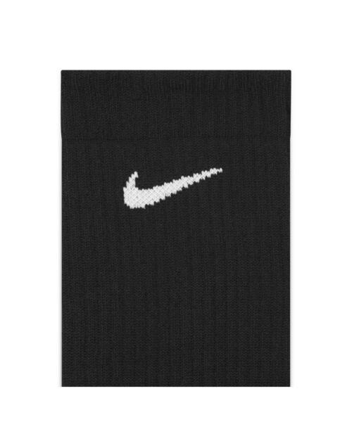 NIKE（ナイキ）の「ナイキ エブリデイ プラス ライトウェイト クルー ソックス / Nike Everyday Plus Lightweight Crew Socks（ソックス/靴下・メンズ・ブラック/ホワイト・25-27/23-25/27-29/21-23）」の5枚目の写真