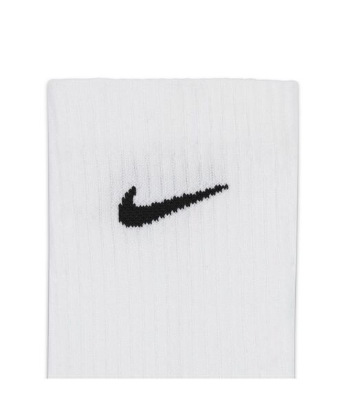NIKE（ナイキ）の「ナイキ エブリデイ プラス ライトウェイト クルー ソックス / Nike Everyday Plus Lightweight Crew Socks（ソックス/靴下・メンズ・ブラック/ホワイト・25-27/23-25/27-29/21-23）」の8枚目の写真