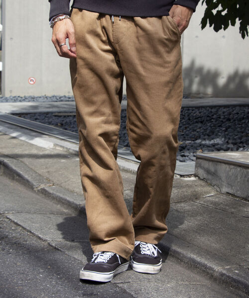GLOSTER(グロスター)の「【GLOSTER/グロスター】コーデュロイ カラーイージーパンツ シェフパンツ ユニセックス(その他パンツ・メンズ・ブラック/ベージュ/グリーン/アイボリー/ブラック系その他/ベージュ系その他/グリーン系その他・S/M/L)」の5枚目の写真