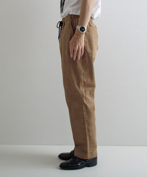 GLOSTER(グロスター)の「【GLOSTER/グロスター】コーデュロイ カラーイージーパンツ シェフパンツ ユニセックス(その他パンツ・メンズ・ブラック/ベージュ/グリーン/アイボリー/ブラック系その他/ベージュ系その他/グリーン系その他・S/M/L)」の12枚目の写真