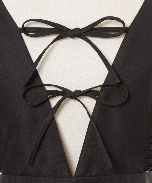 DearMyLoveRose（ディアマイラブローズ）の「2wayフリルリボンワンピース（ジャンパースカート・レディース・ブラック/ベージュ/ブラック系その他/ベージュ系その他/ベビーピンク/ピンク系その他・MEDIUM/LARGE/X-LARGE/XX-LARGE）」の18枚目の写真