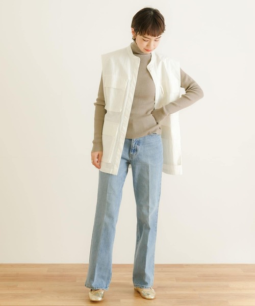 URBAN RESEARCH（アーバンリサーチ）の「『UR TECH』ハイネックリブニット（ニット/セーター・レディース・オフホワイト/ブラック/グレー系その他/イエロー系その他・FREE）」の11枚目の写真