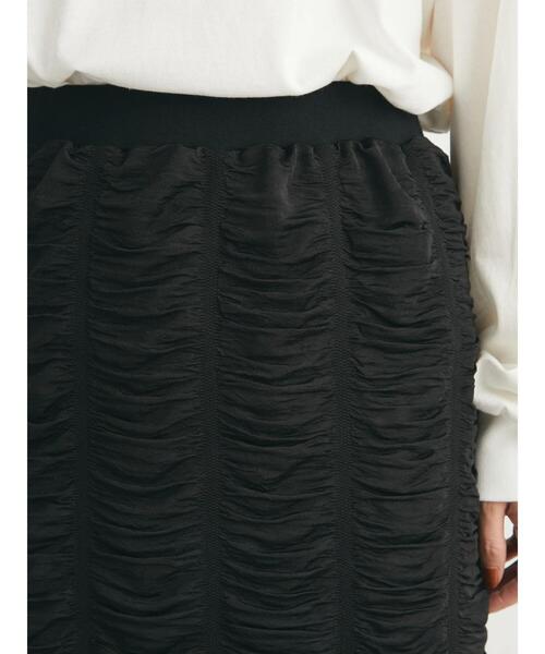 Green　Parks（グリーンパークス）の「・SUGAR SPOON シャーリングナロースカート（スカート・レディース・ブラウン/ブラック/アイボリー・FREE）」の6枚目の写真