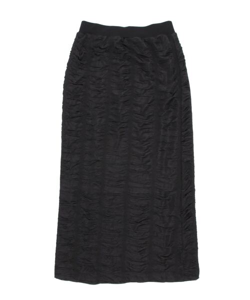 Green　Parks（グリーンパークス）の「・SUGAR SPOON シャーリングナロースカート（スカート・レディース・ブラウン/ブラック/アイボリー・FREE）」の5枚目の写真