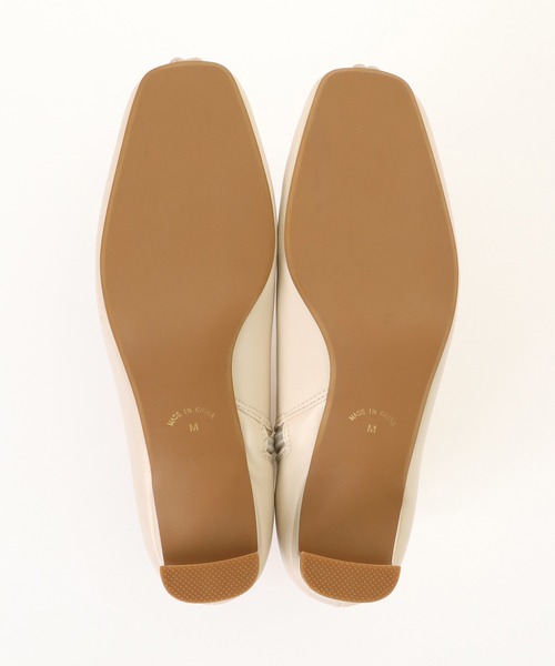 notch.（ノッチ）の「センターシームブーツ（ブーツ・レディース・オフホワイト/ブラック・M/L）」の13枚目の写真