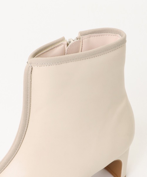 notch.（ノッチ）の「センターシームブーツ（ブーツ・レディース・オフホワイト/ブラック・M/L）」の10枚目の写真