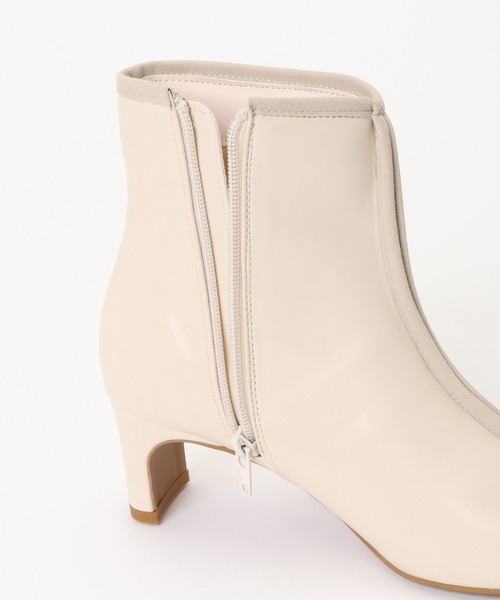 notch.（ノッチ）の「センターシームブーツ（ブーツ・レディース・オフホワイト/ブラック・M/L）」の11枚目の写真