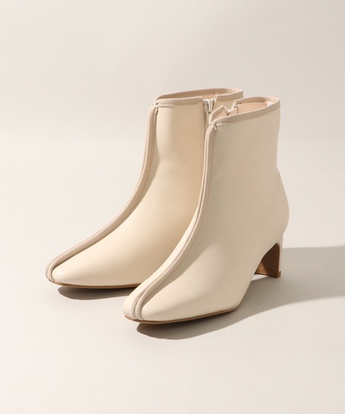 notch.（ノッチ）の「センターシームブーツ（ブーツ・レディース・オフホワイト/ブラック・M/L）」の18枚目の写真