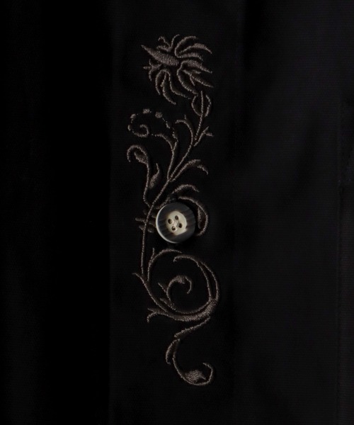 SITRY（シトリー）の「Oversize Stitch Tirol Shirt/オーバーサイズ ステッチ チロルシャツ（シャツ/ブラウス・メンズ・ブラック/ベージュ/オフホワイト/カーキ・M/L）」の13枚目の写真