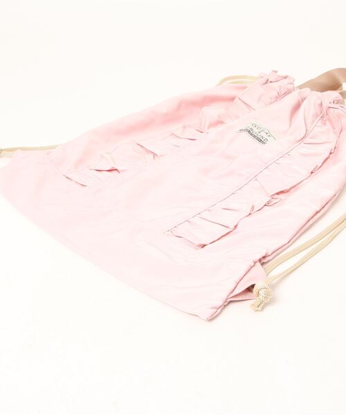Ocean&Ground（オーシャン&グラウンド）の「ナップサック FRILL（ショルダーバッグ・キッズ・ライトブルー/ブラック/ライトピンク/ミント・FREE）」の14枚目の写真
