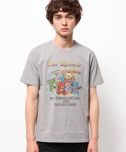 美品 ヒステリックグラマー BEAR ロング丈 Tシャツ HYSTERIC GLAMOUR - ヒステリックグラマー ビッグ ロンT bearの