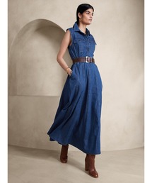 Banana Republic（バナナリパブリック）の「デニム ユーティリティ マキシドレス（ワンピース）」