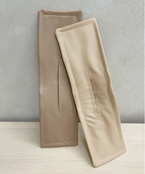 apres jour（アプレジュール）の「【apres jour×ARIAZ】フェイクレザーデフトバン（ヘアバンド・レディース・ダークブラウン/アイボリー・FREE）」の9枚目の写真