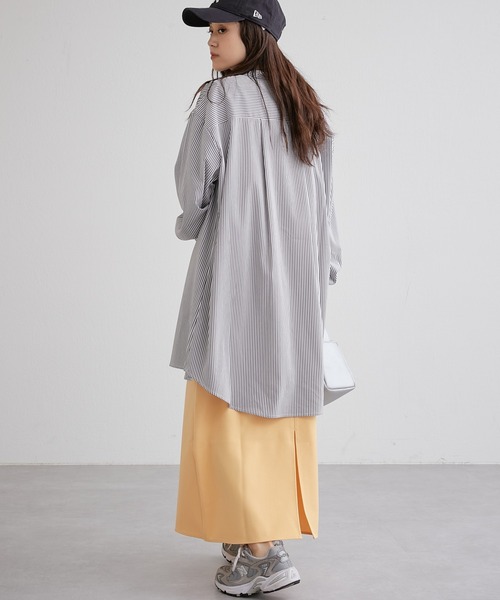 CIAOPANIC TYPY（チャオパニックティピー）の「□テックウールVネックキャミワンピース（ワンピース・レディース・ブラック/イエロー/ホワイト系その他/パープル・ONE SIZE）」の15枚目の写真