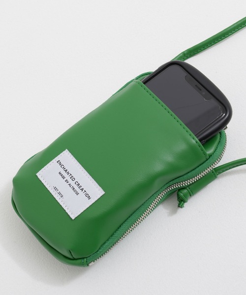ALTROSE（アルトローズ）の「［ALTROSE/アルトローズ］マルチポシェット スマホ お財布 ショルダーバッグ（ショルダーバッグ・レディース・グレー/グリーン/アイボリー/ブラック/オレンジ/ブルー・FREE）」の18枚目の写真