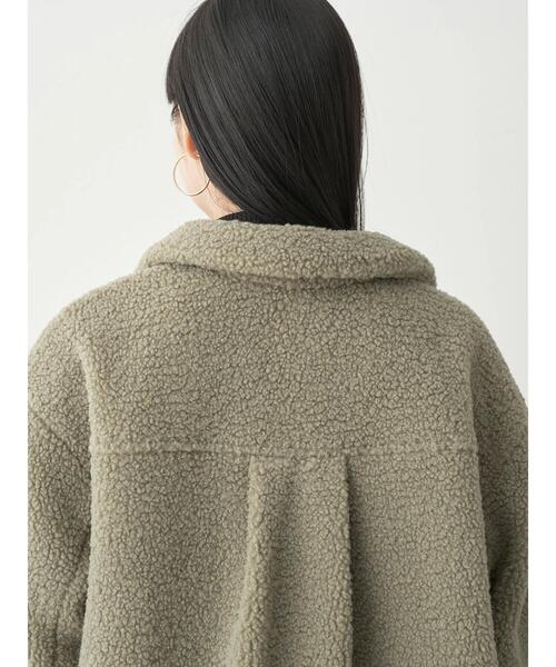 earth music&ecology（アースミュージックアンドエコロジー）の「ボアCPOジャケット（その他アウター・レディース・ピンク/モカ/ミント・FREE）」の14枚目の写真