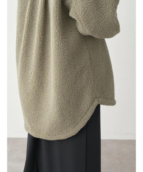 earth music&ecology（アースミュージックアンドエコロジー）の「ボアCPOジャケット（その他アウター・レディース・ピンク/モカ/ミント・FREE）」の17枚目の写真