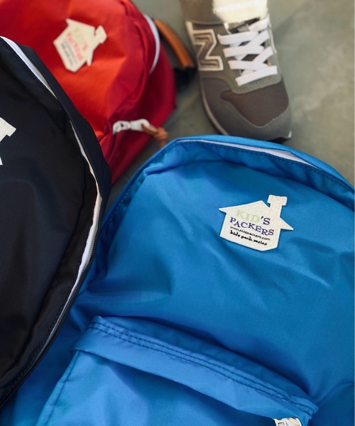 FREDRIK PACKERS（フレドリックパッカーズ）の「FREDRIK PACKERS / DAY PACK KIDS（バックパック/リュック・キッズ・ブラック/オリーブ/ブルー/ネイビー/イエロー/ピンク/レッド・ONESIZE）」の10枚目の写真