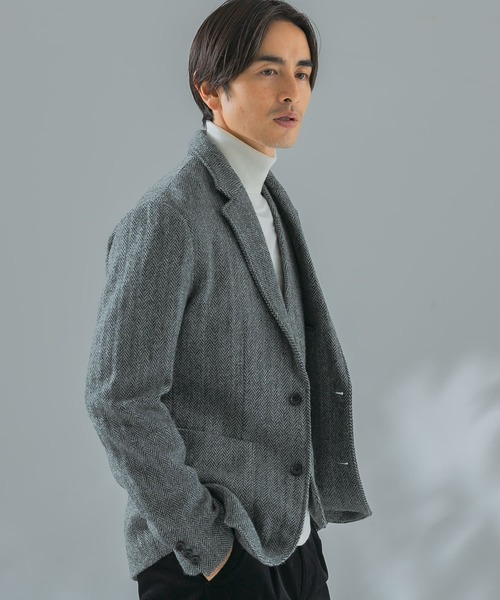 セール】『XLサイズあり』ハリスツイードジャケット（その他アウター