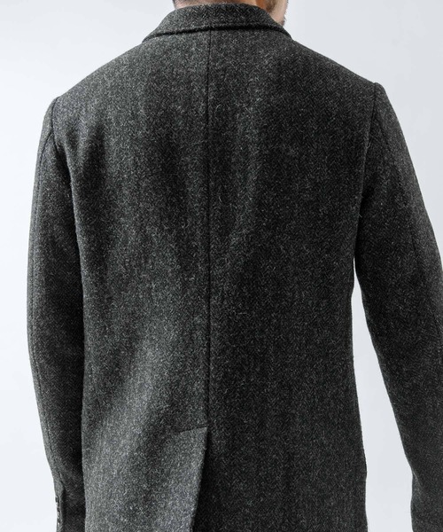 URBAN RESEARCH ROSSO MEN(アーバンリサーチロッソメン)の「『XLサイズあり』ハリスツイードジャケット(その他アウター・メンズ・グレー/チャコールグレー・MEDIUM/LARGE/X-LARGE)」の9枚目の写真