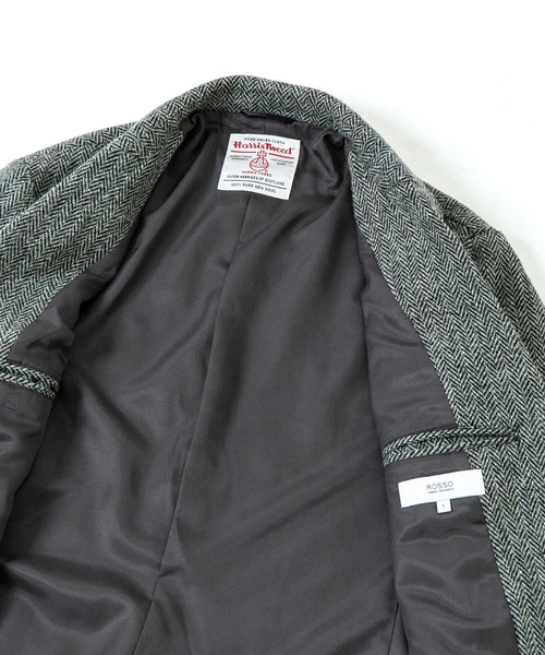 URBAN RESEARCH ROSSO MEN(アーバンリサーチロッソメン)の「『XLサイズあり』ハリスツイードジャケット(その他アウター・メンズ・グレー/チャコールグレー・MEDIUM/LARGE/X-LARGE)」の16枚目の写真
