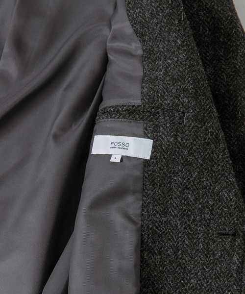 URBAN RESEARCH ROSSO ハリスツイード　コート　Sサイズ URBAN RESEARCH ROSSO ハリスツイードチェスターコート サイズ：L 美